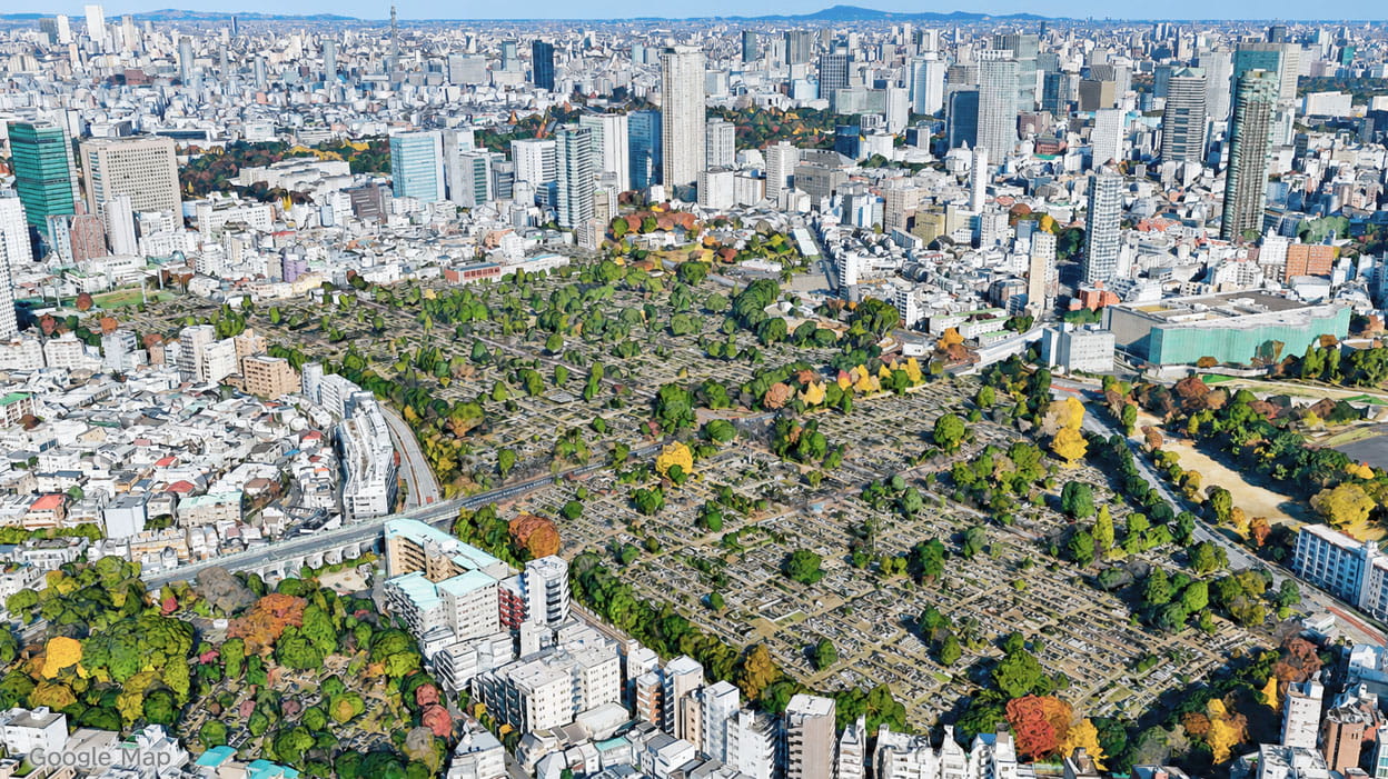 緑豊かな約26ヘクタールの広大な敷地は都民の心のオアシスです。