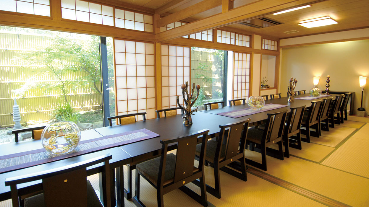 30名程度まで利用できる和室会食室