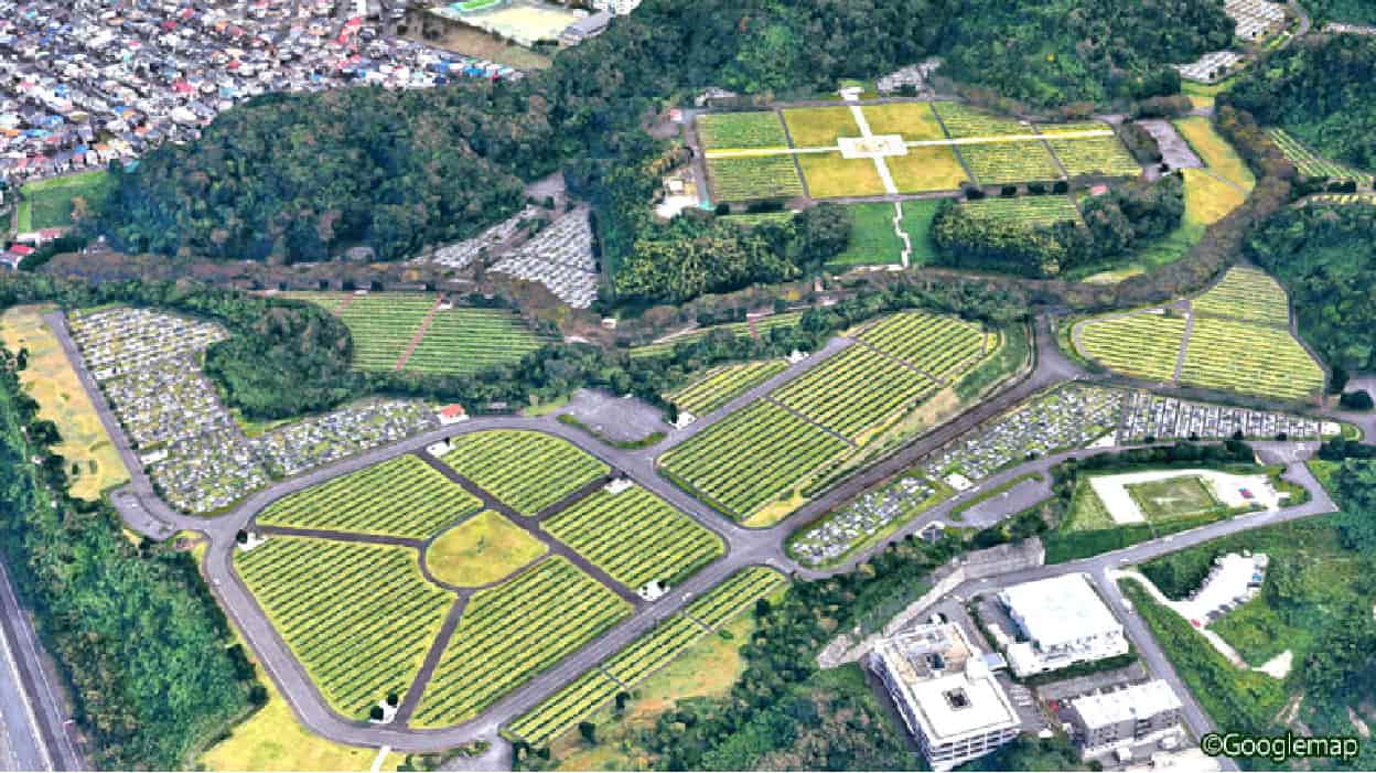 美しく整備された広大な敷地