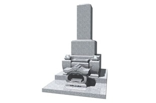 定番の和型墓石